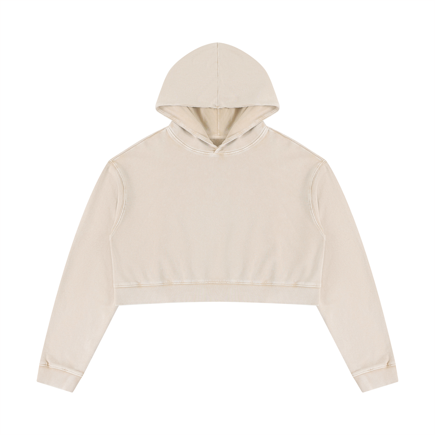 Women’s Mineral Washed Crop Hoodie