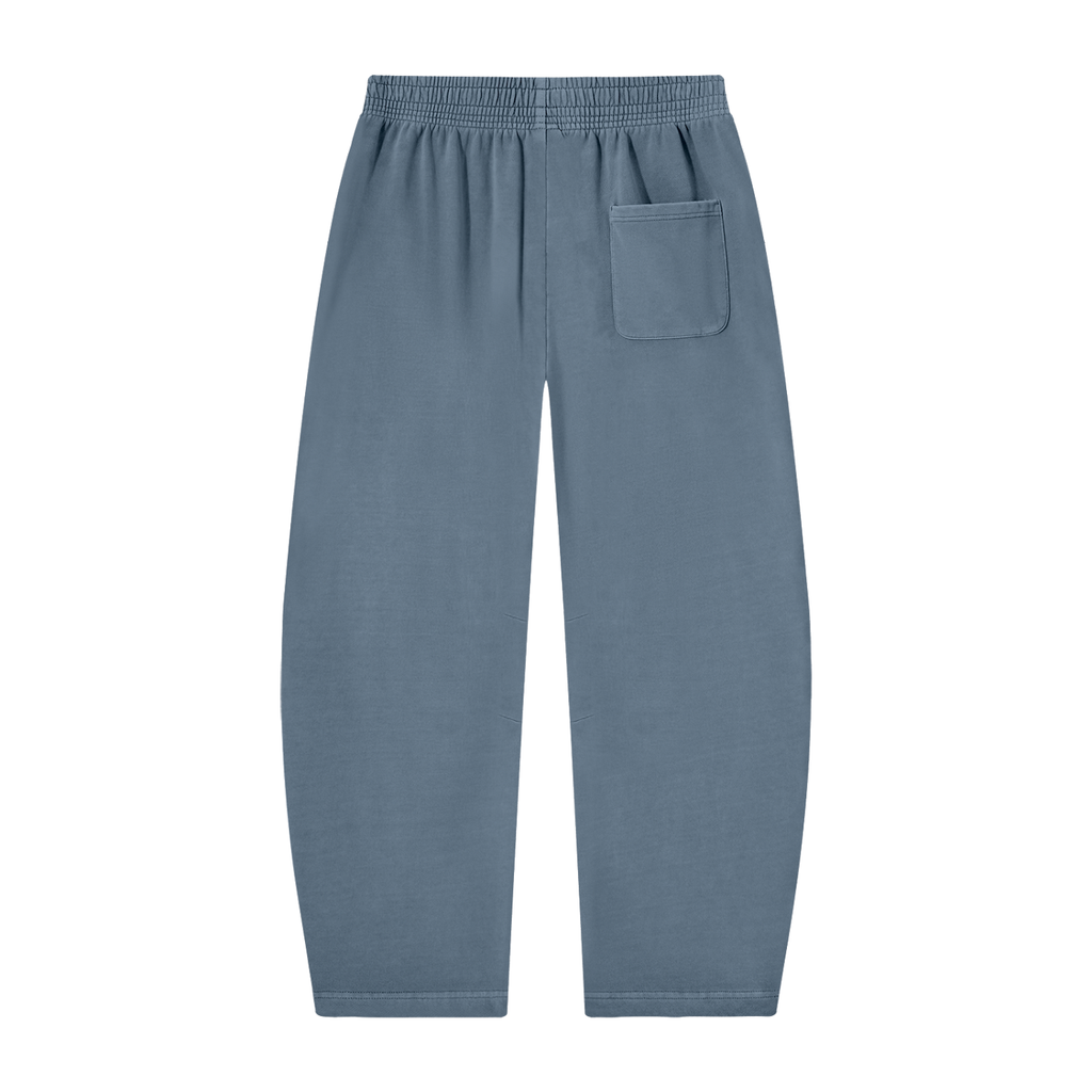 Unisex Vintage Washed Barrel Leg Sweatpants