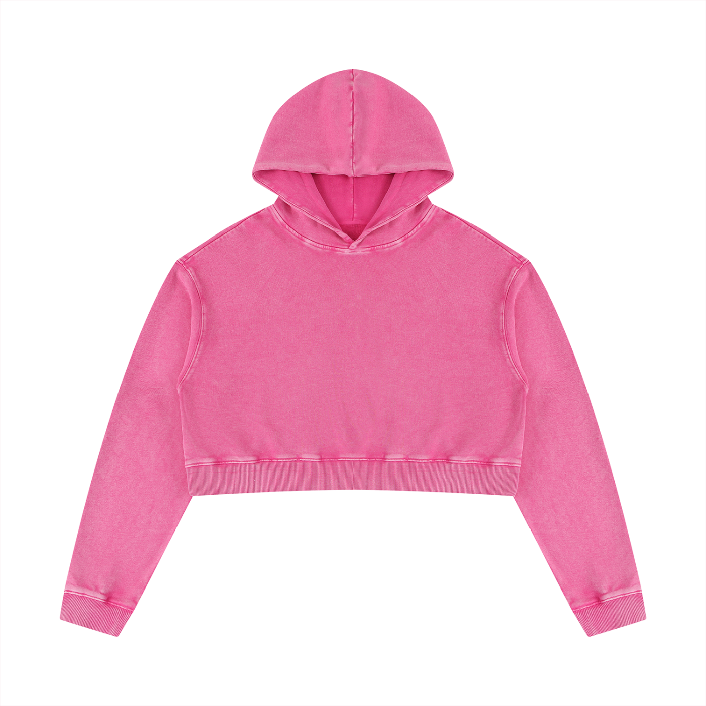 Women’s Mineral Washed Crop Hoodie