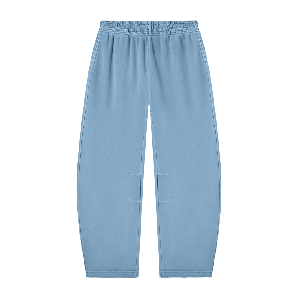 Unisex Vintage Washed Barrel Leg Sweatpants